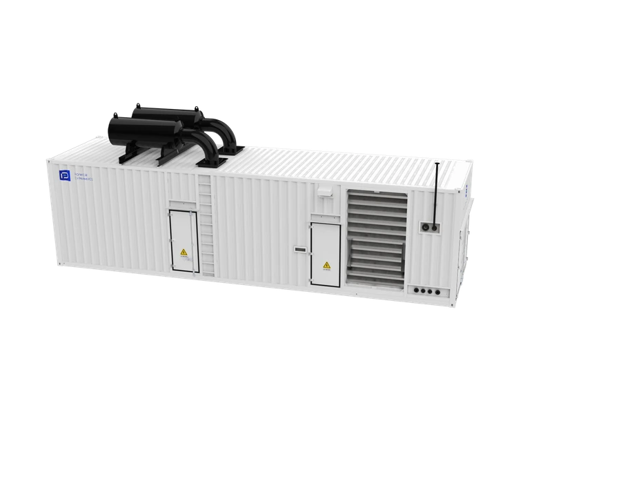 Diesel generator container